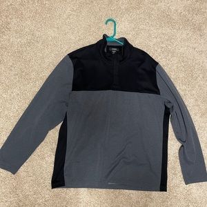 Alfani mens 3/4 zip polo